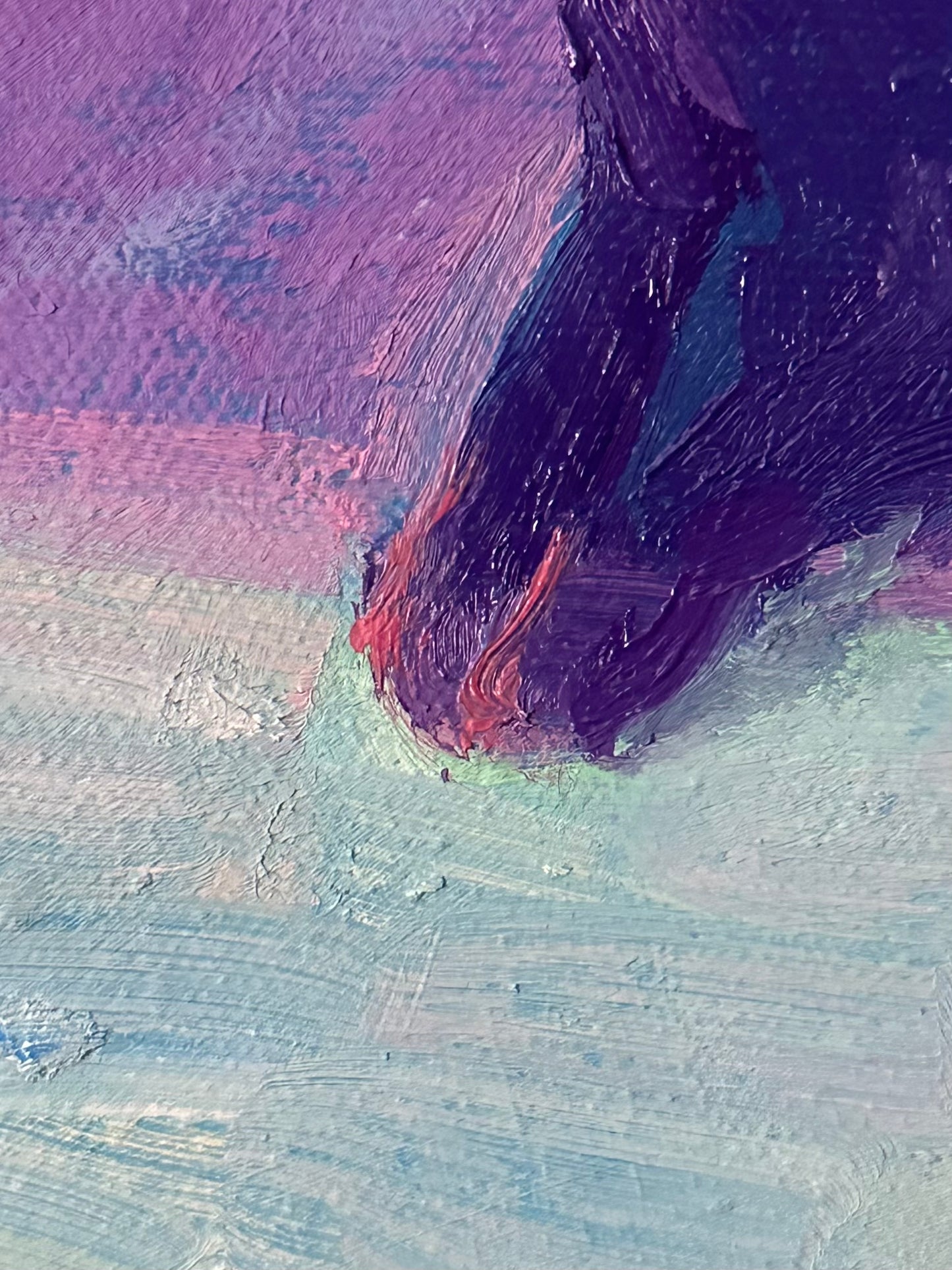 The Guardian - original 30 x 25 inch oil on canvas