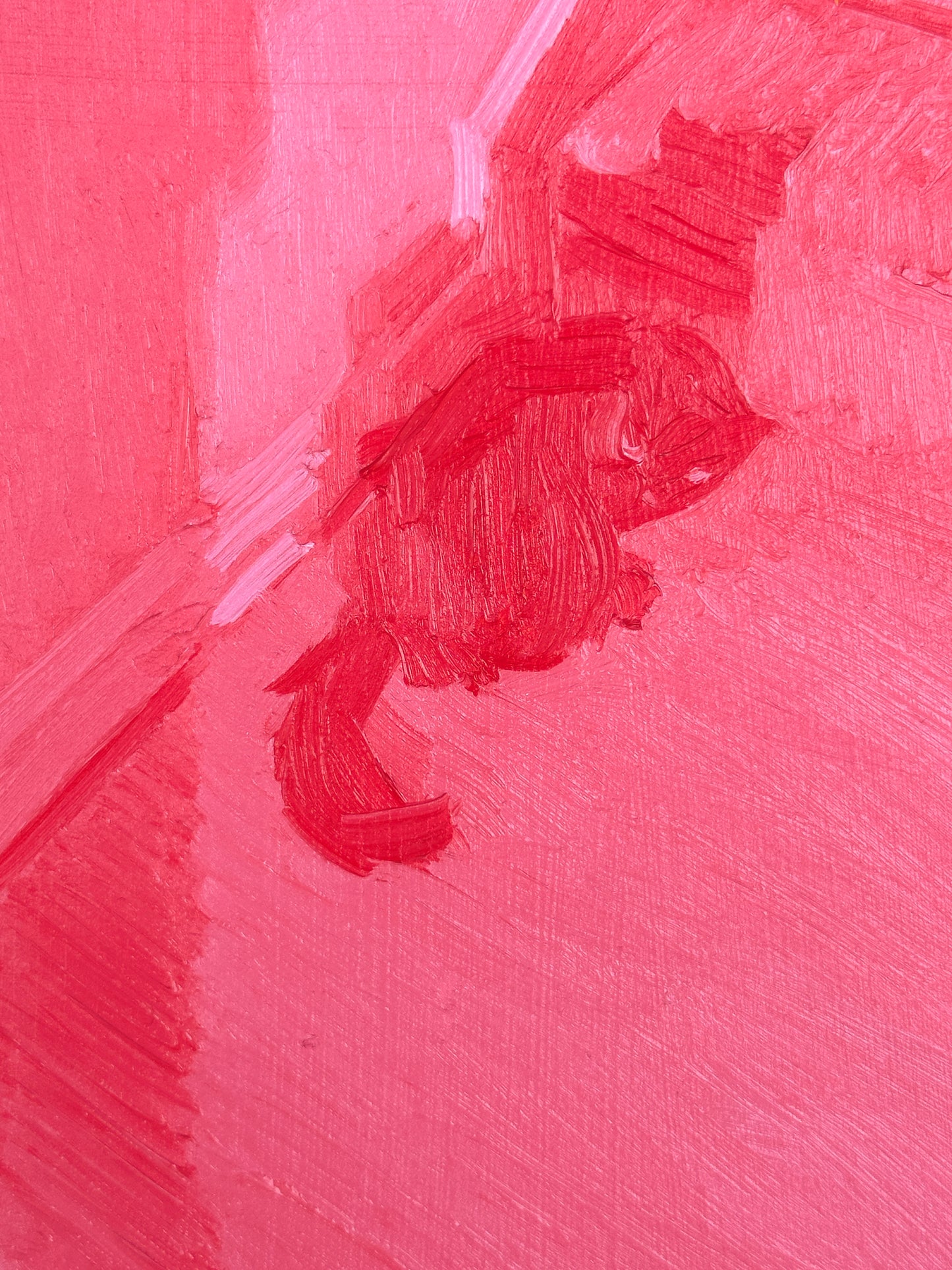 Sunday Scaries - 8 x 6 inch original oil on panel