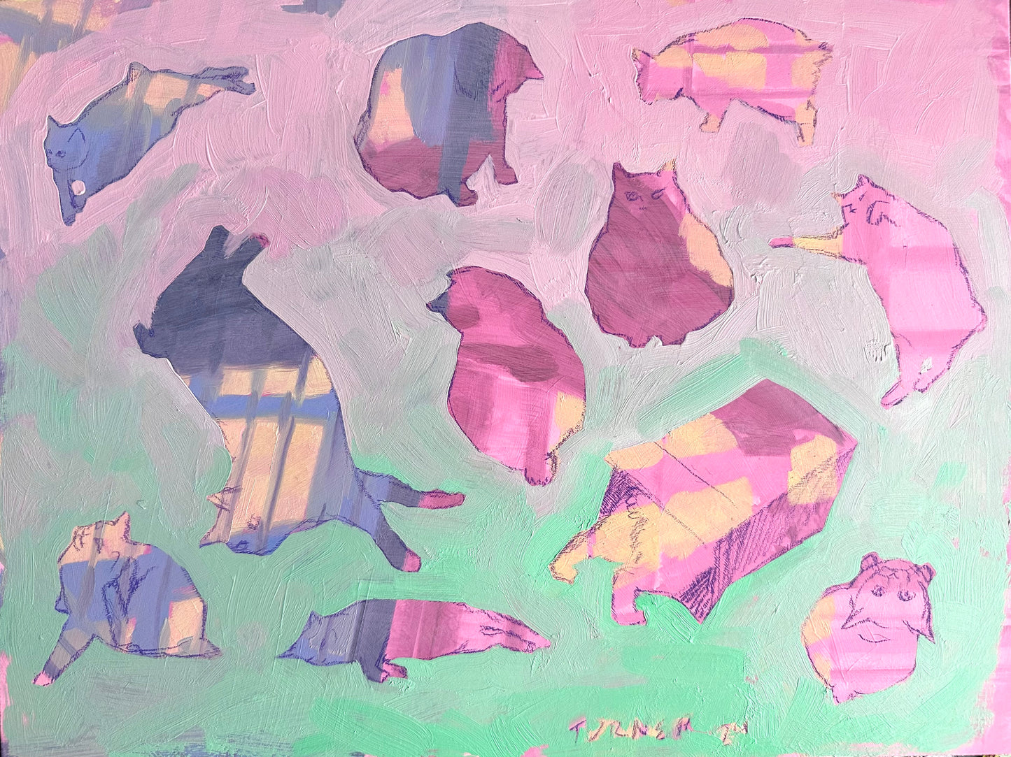 Custom “Pet Island” Oil Painting- Choose Your Pet