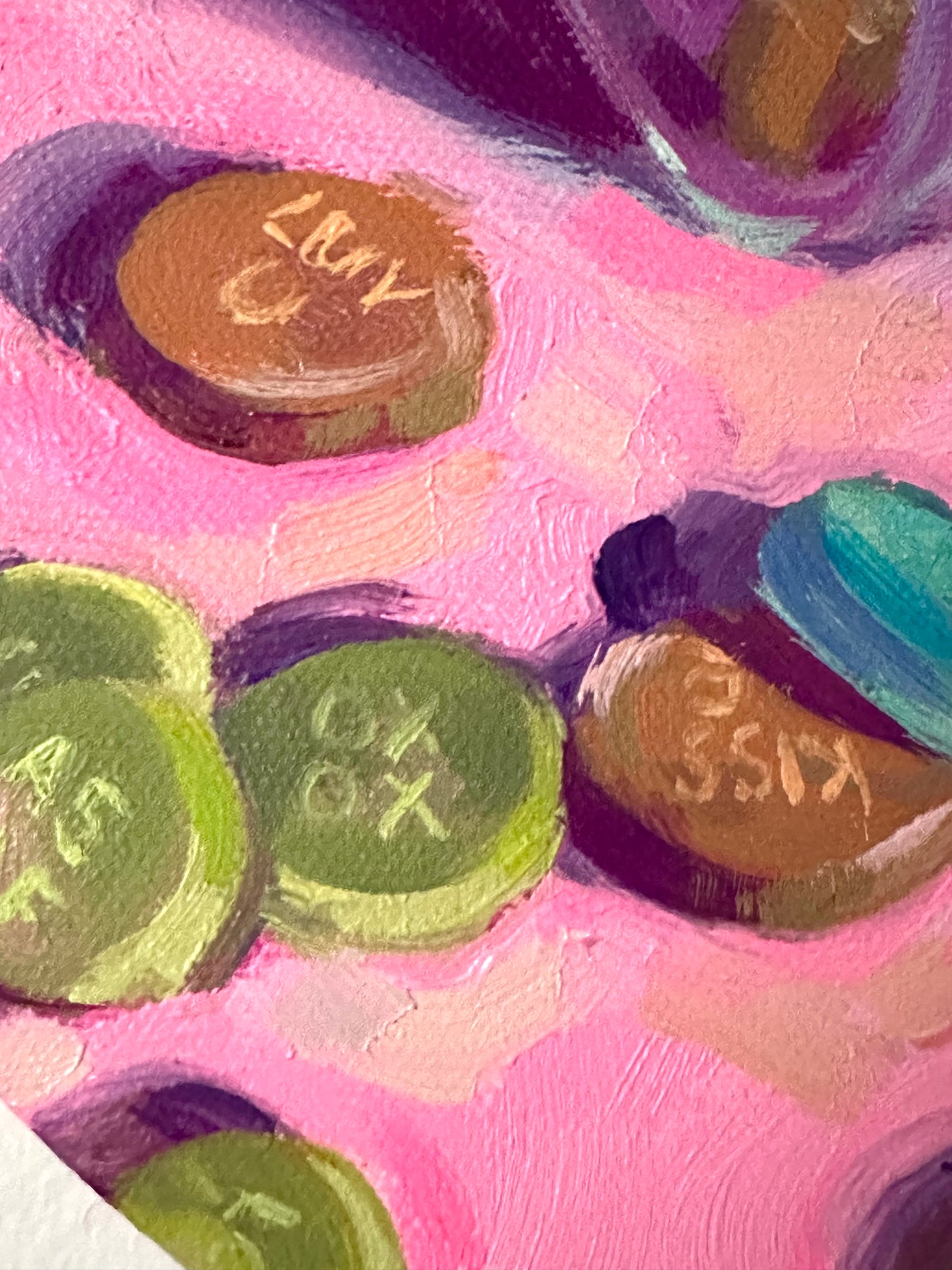 Valentine’s Day in My 30s - 10- inch original oil painting on canvas