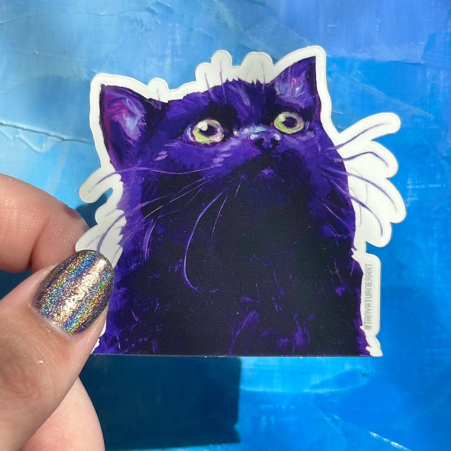 Peekaboo Tina - Glossy Vinyl Sticker