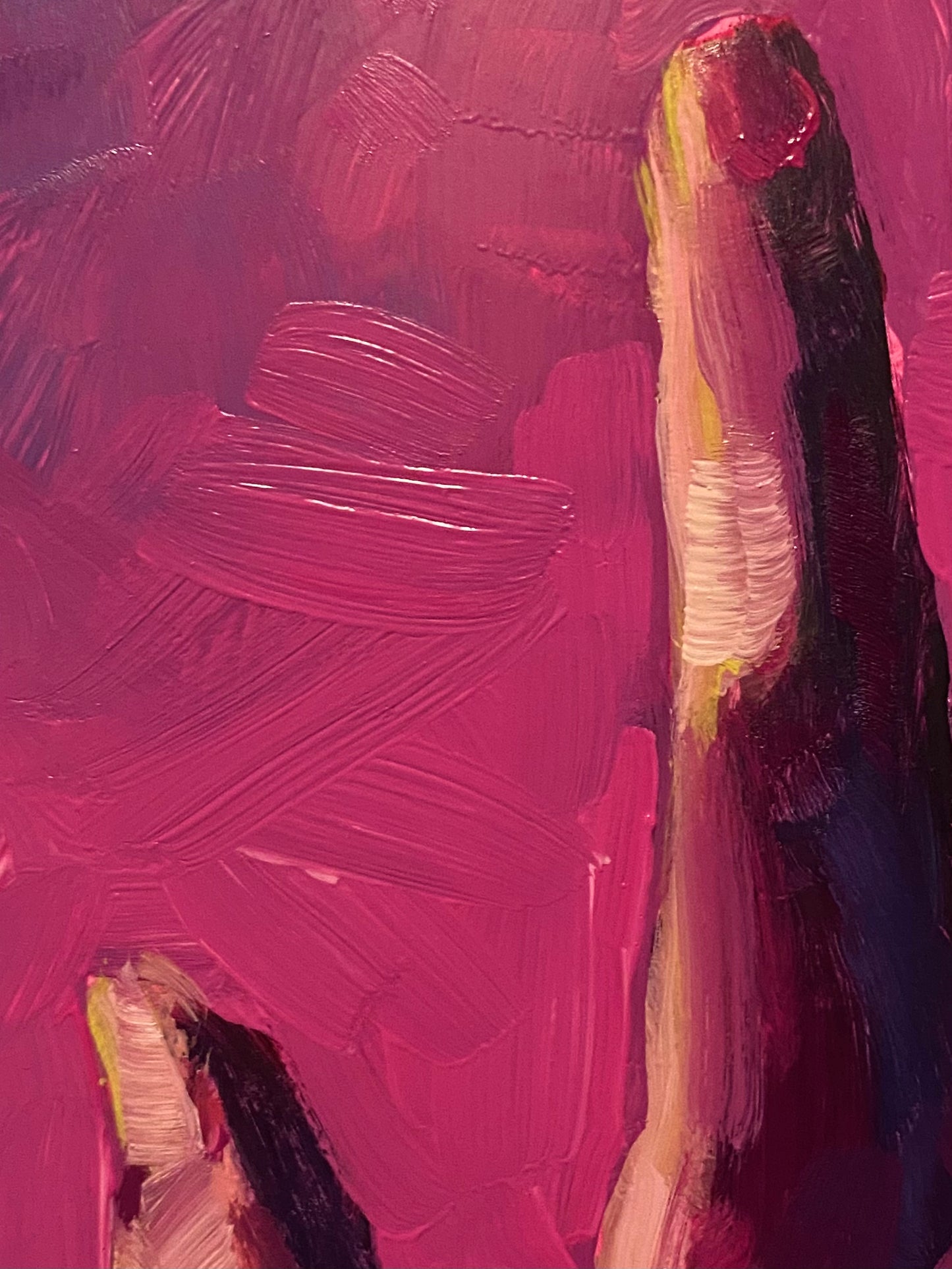 Reaching Hand - original 10 x 8 inch oil painting on wood panel