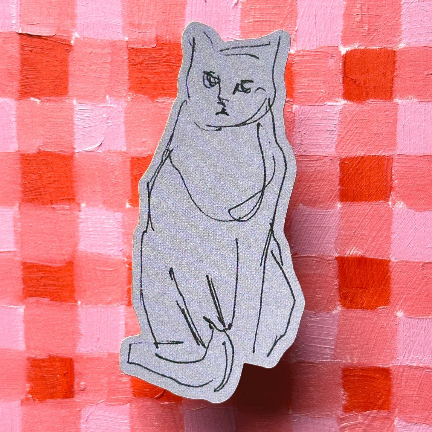 Kraft Cats - Sticker set - 4 paper stickers