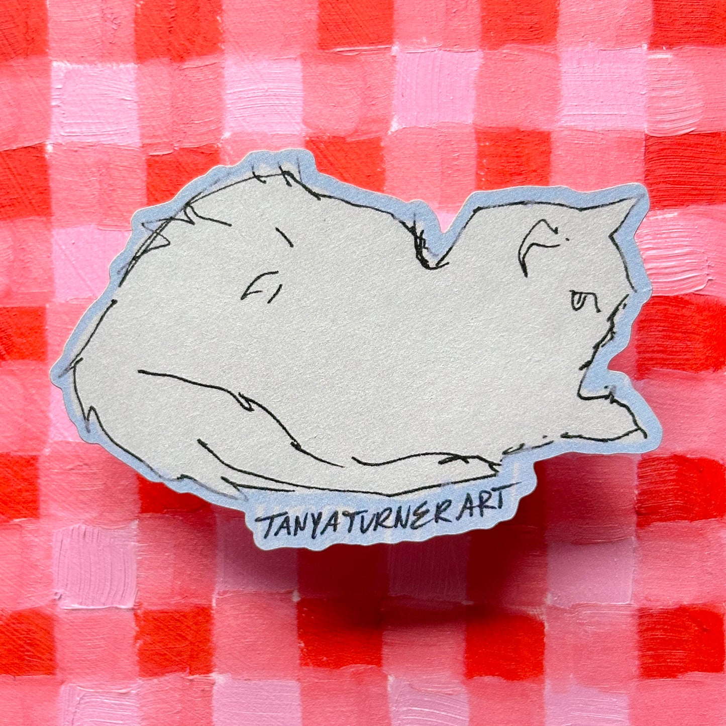 Kraft Cats - Sticker set - 4 paper stickers