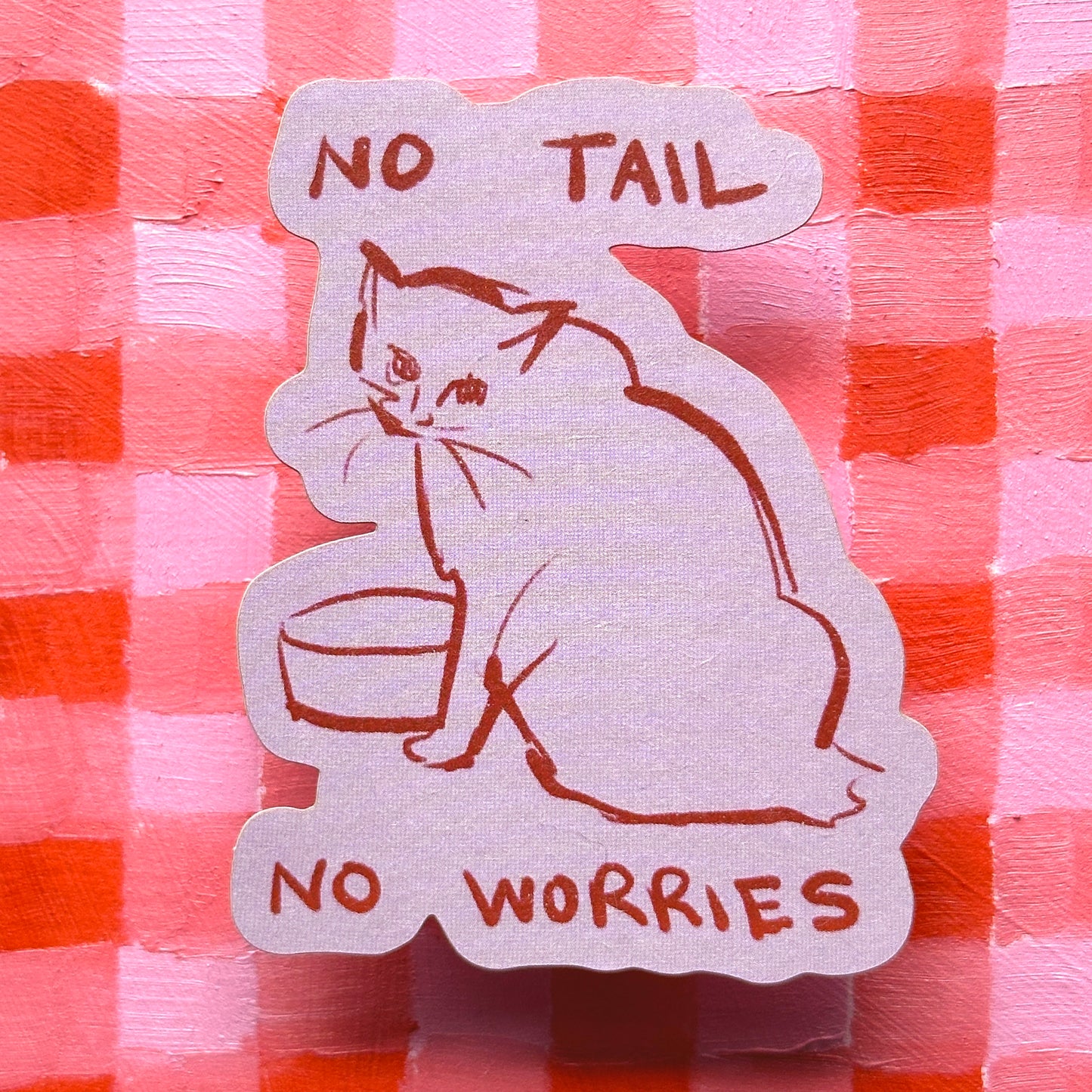 Kraft Cats - Sticker set - 4 paper stickers