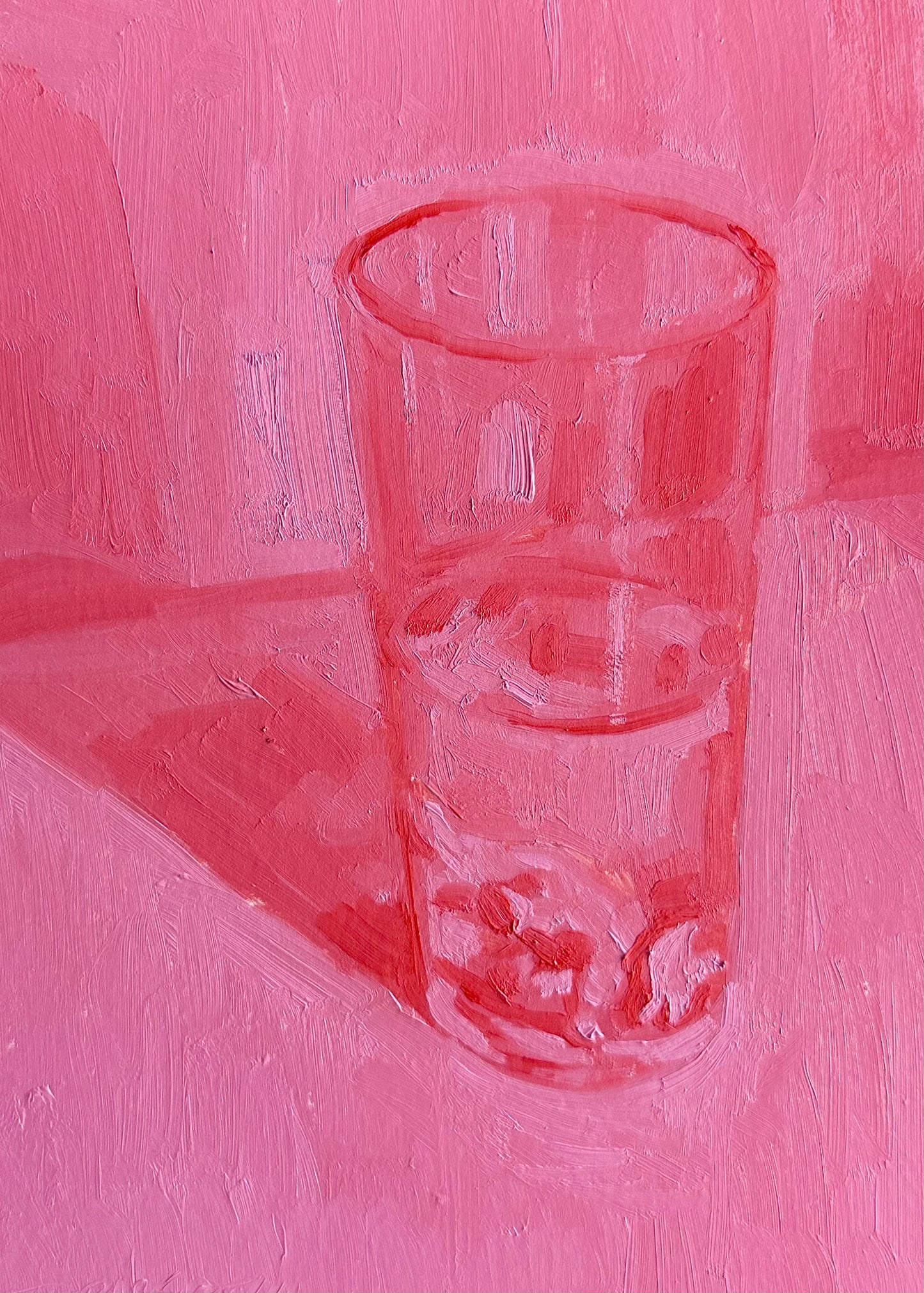Grow Your Own Dino - 7 x 5 inch original oil painting on panel