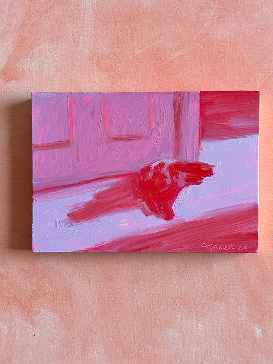 Study of Tina 1 - 5 x 7 inch original oil painting on panel