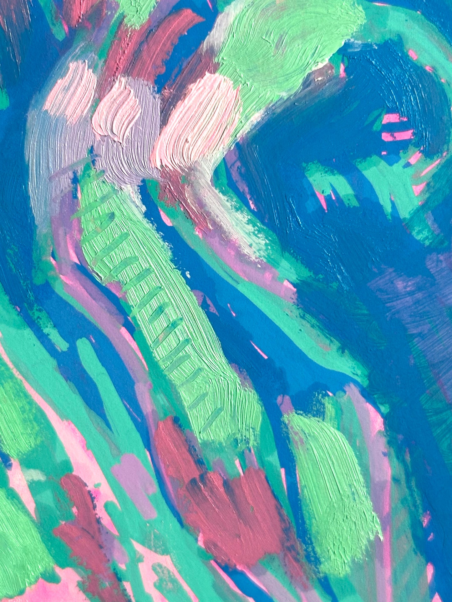 Old Cedar - 20 x 16 inch original oil and acrylic on panel