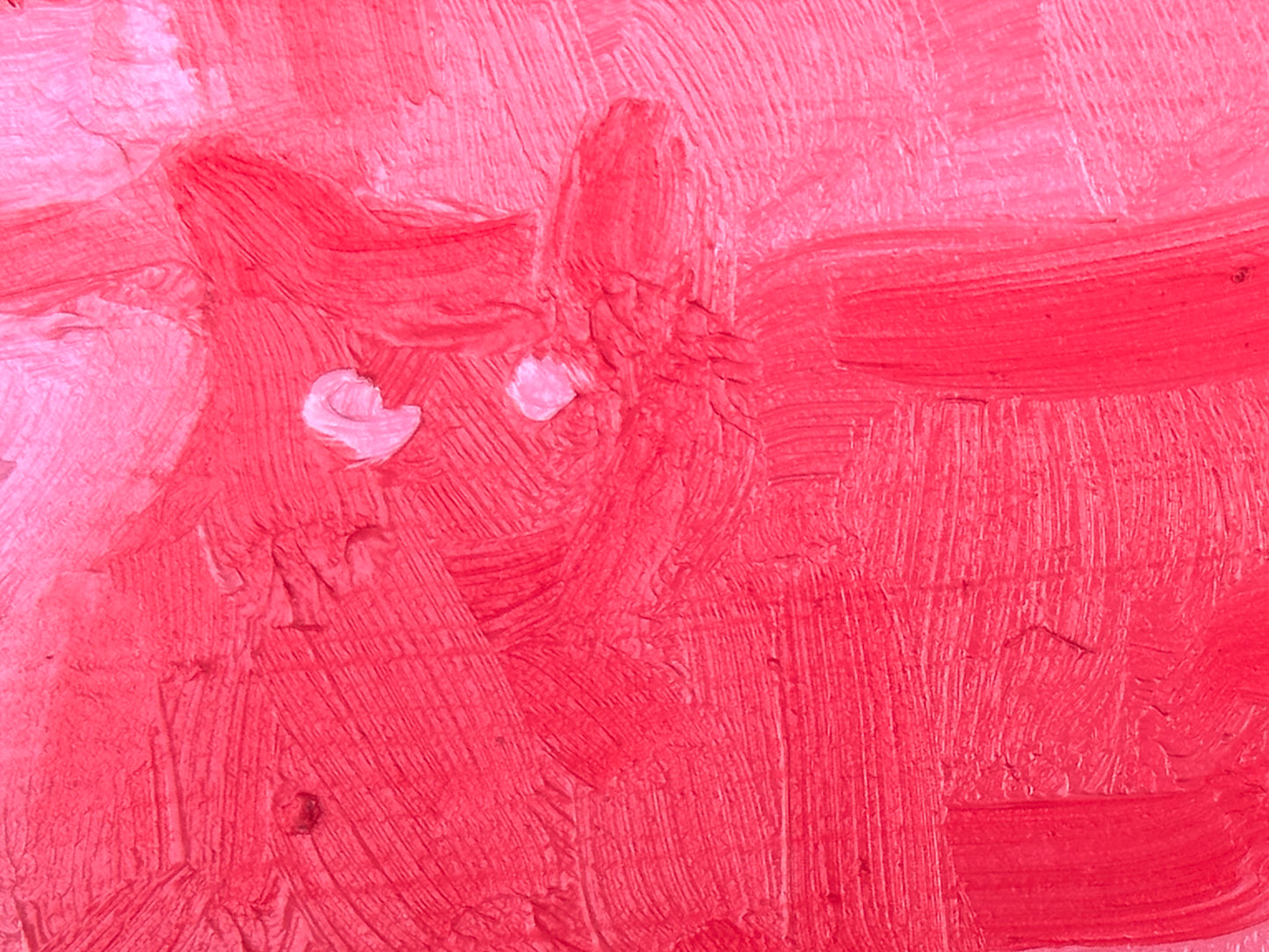 Mirror Cat - 4 x 6 inch original oil on panel
