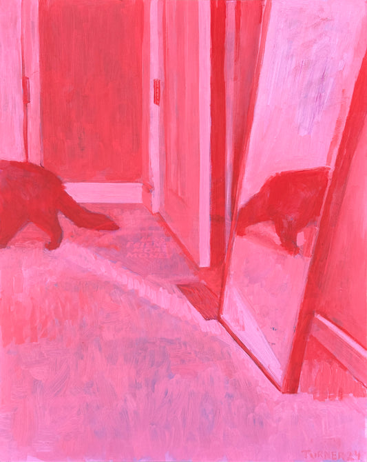 Less Friends - 20 x 16 inch original oil on panel