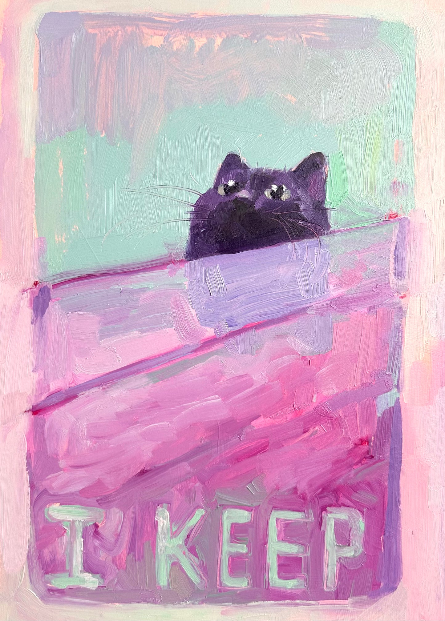 I Keep Hoping - original 18 x 24 inch oil on panel