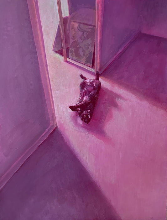 Sun Beam - original 24 x 18 inch oil on panel