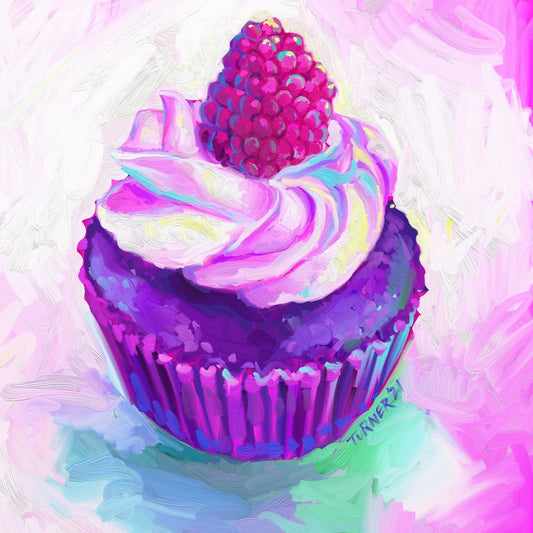 Cupcake- 8 x 8 inch Fine Art Giclee Print