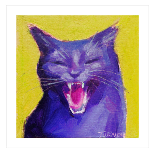 Tired Tina - 6 x 6 inch Fine Art Giclee Print