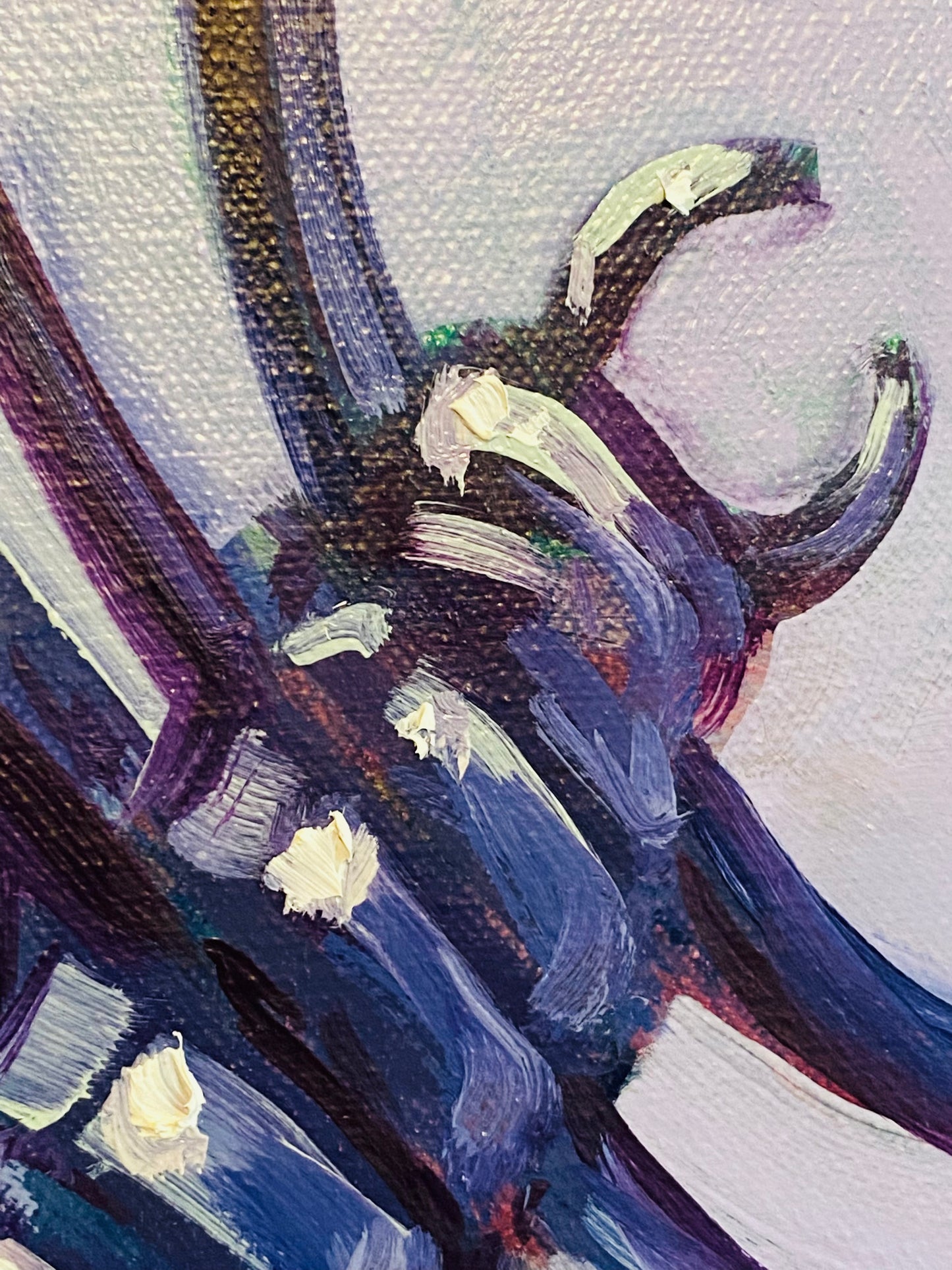 Spider Ring, original 18 x 18 inch oil painting on canvas