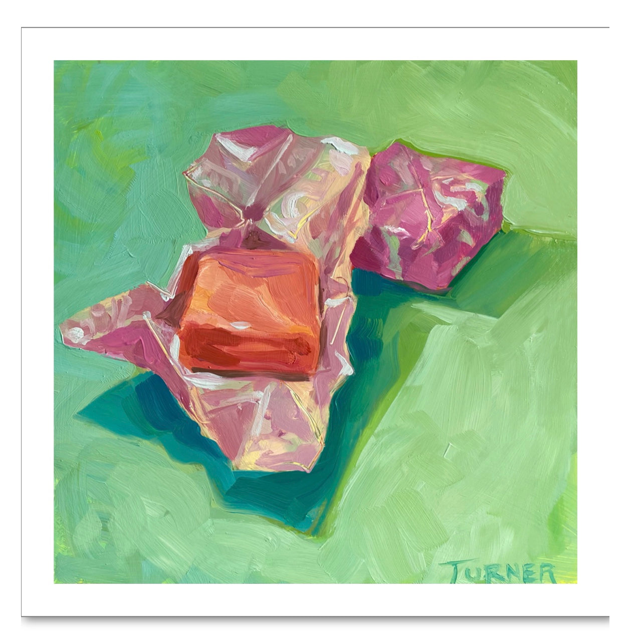 Unwrapped Candy - 8 x 8 inch Fine Art Giclee Print