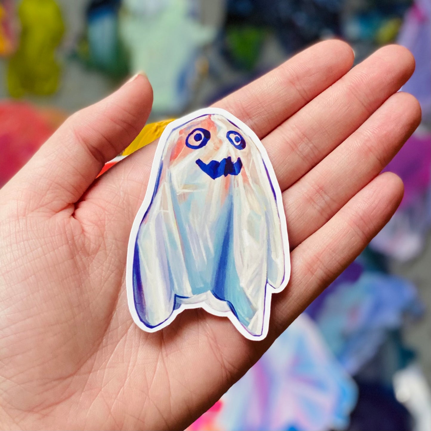 Ghost 1 - Glossy Vinyl Sticker
