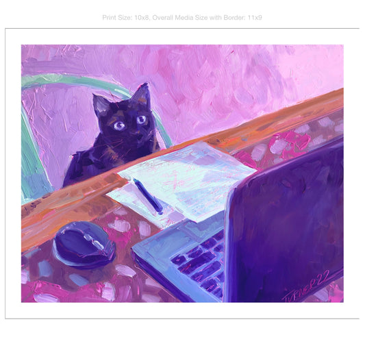 Zoom Supervisor- Fine Art Giclee Print (multiple sizes available)