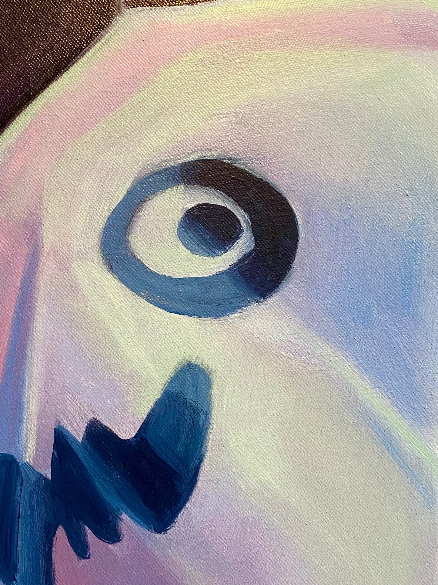 Mega Ghost - original 36 x 24 inch oil on canvas