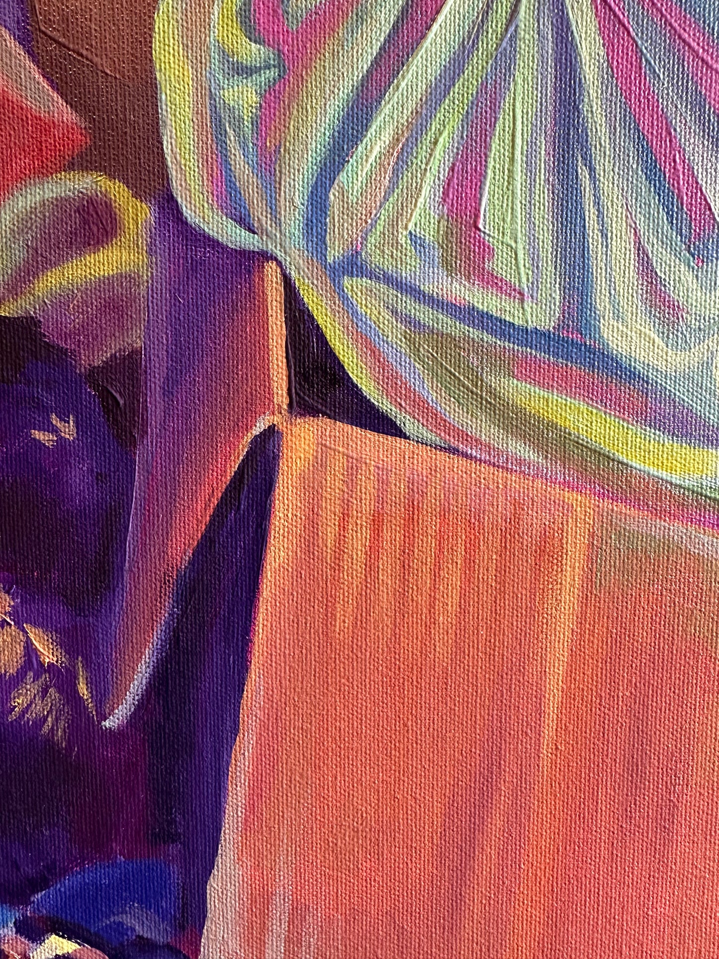 Comfort in the Clutter - original 24 x 18 inch oil on canvas