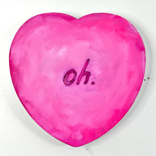 “oh.” original oil on canvas