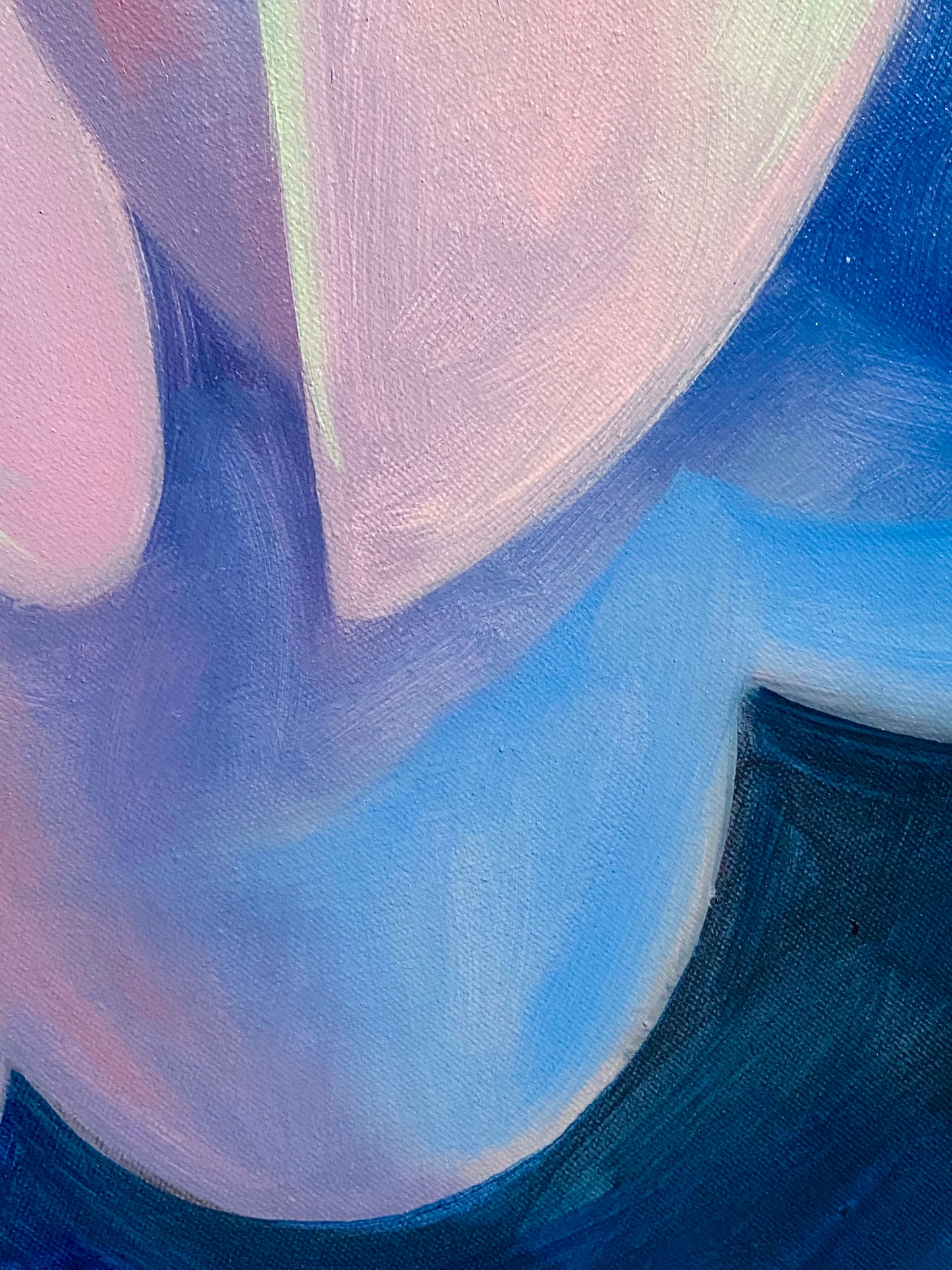 Mega Ghost - original 36 x 24 inch oil on canvas